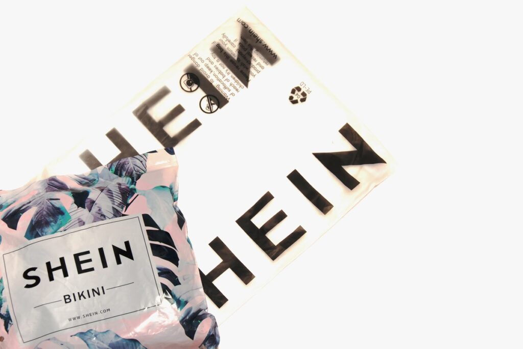 Parcel from the online store with Shein